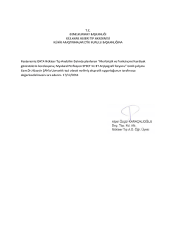 18. Klinik Araştırma Uzmanlık ve Akademi Ama&ccedil;lı olduğuna dair yazı