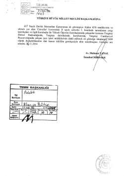 Kanun Teklifinin Metni - T&uuml;rkiye B&uuml;y&uuml;k Millet Meclisi