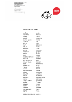 ankara delege grubu çağlar deniz göktürk arıkan ayhan önem aliye