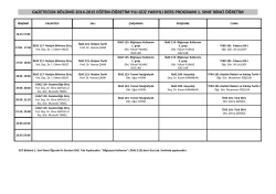 Gazetecilik B&ouml;l&uuml;m&uuml; (İ.&Ouml;.)