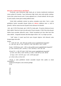 Reçete Yazım-Kuralları PDF