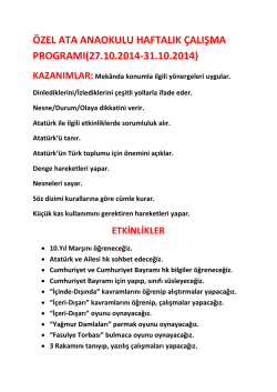 27.10.2014-31.10.2014 - antakyaatakoleji.k12.tr