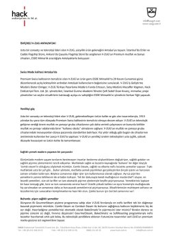 basın b&uuml;lteni (pdf / 75.9 kb) - V