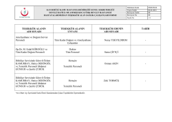 Mart - Develi Hatice Muammer Kocat&uuml;rk Devlet Hastanesi