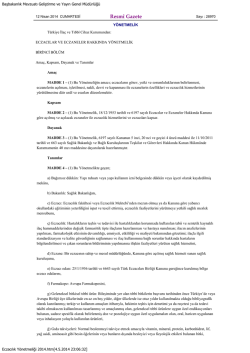 eczacılar ve eczaneler hakkında y&ouml;netmelik