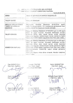 G&uuml;ndemin 48.Maddesi - Antalya Belediyesi