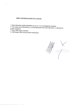 130071 KOTER KALEM UCU (UZUN)