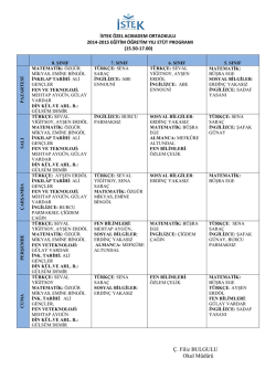 &Ccedil;. Filiz BULGULU Okul M&uuml;d&uuml;r&uuml;