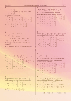 &ouml;rnek sayfalar - Ezbersiz Matematik