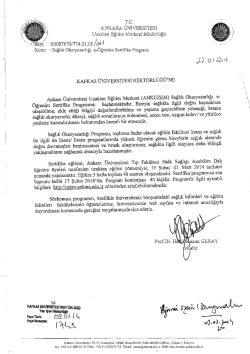 ANKARA Üıvivsastresi - Kafkas Üniversitesi