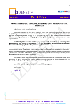 AŞ Y&ouml;neti Kurulu &Uuml;yeleri ile Ltd. Şti. Ortkalarının SGK