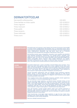 Dermatofitozlar