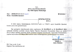 Emeklilik İşlemleri - Kula İl&ccedil;e Milli Eğitim M&uuml;d&uuml;rl&uuml;ğ&uuml;