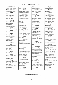 KASTAMONU Ahmet Mahir Efendi Ahmet Ş&uuml;kr&uuml; Efendi