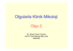 Olgularla Klinik Mikoloji-3