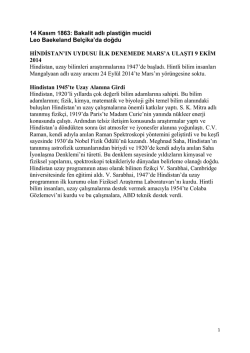 14 Kasım 1863: Bakalit adlı plastiğin mucidi Leo Baekeland Bel&ccedil;ika