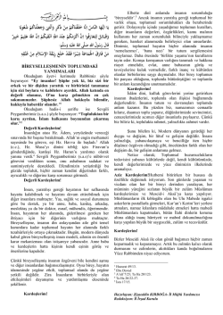 bireyselleşmenin toplumdaki
