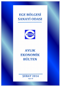Şubat 2014 - Ege B&ouml;lgesi Sanayi Odası