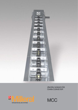 MCC_Zincirli Konvey&ouml;r