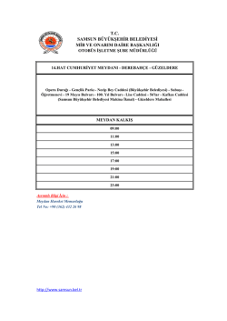 14.Hat Cumhuriyet Meydani - Derebahce