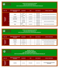 Kış Spor Okulu Programı i&ccedil;in Tıklayınız.