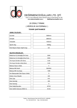 DEĞİRMENCİOĞULLARI LTD. ŞTİ - degirmenciogullari.com.tr