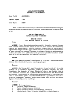G&ouml;r&uuml;nt&uuml;le / Y&uuml;kle - Ankara &Uuml;niversitesi
