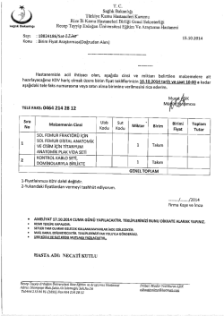 - Rize İli Kamu Hastaneleri Birliği Genel Sekreterliği