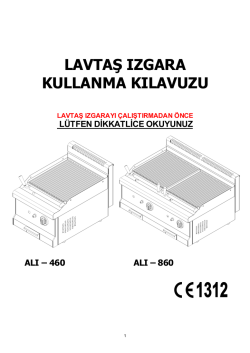 lavtaş ızgara kullanma kılavuzu