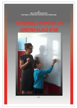 İşitme Engelli &Ouml;ğrenciler İ&ccedil;in &Ouml;ğretmen Klavuz Kitabı (Yeni)