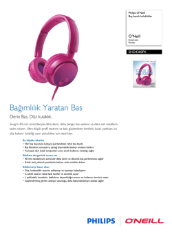 SHO4300PK/00 Philips Baş bantlı kulaklıklar