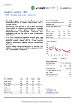 Doğan Holding (TUT)
