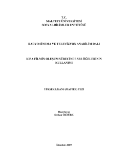 İ&Ccedil;İNDEKİLER UYGULAMASI - Maltepe &Uuml;niversitesi