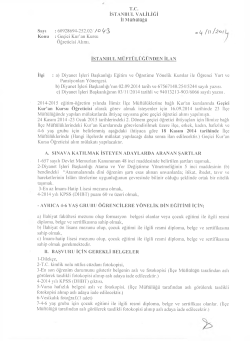 lf /t! - Arnavutk&ouml;y İl&ccedil;e M&uuml;ft&uuml;l&uuml;ğ&uuml;