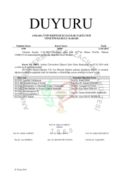 2013-2014 Eğitim-&Ouml;ğretim Yılı Yaz D&ouml;nemi Eğitimi a&ccedil;ılması