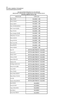 B&uuml;şra YILDIZ BAŞARILI - ASİL Raziye &Ccedil;OBAN BAŞARILI