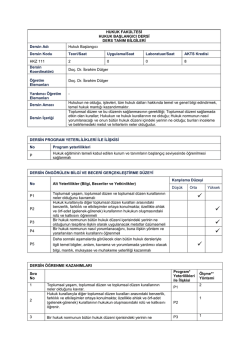 Hukuk Fak&uuml;ltesi