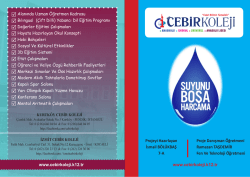 Suyumuz Boşa Akmasın