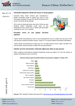 Hanehalkı bütçesinin dörtte biri konut ve kiraya gidiyor Haneler