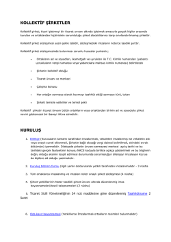 Kollektif Şirket Nedir?