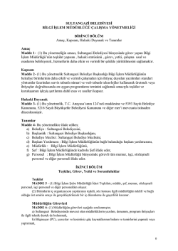 t.c. sultangazi belediye başkanlığı bilgi işlem m&uuml;d&uuml;rl&uuml;ğ&uuml; &ccedil;alışma