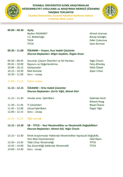 PowerPoint Sunusu - İstanbul &Uuml;niversitesi