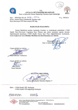 G&uuml;ndemin 91.Maddesi - Antalya Belediyesi