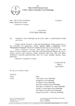 tc milli eğitim bakanlığı - Bitlis İl Milli Eğitim Müdürlüğü