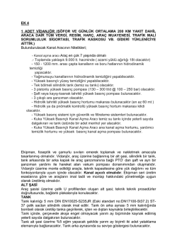 EK 4 1 ADET VİDANJ&Ouml;R (Ş&Ouml;FOR VE G&Uuml;NL&Uuml;K ORTALAMA 200 KM