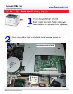 Montaj Kılavuzu i&ccedil;in Tıklayınız. - Lexmark Chip,Oki Chip,Toner Chip