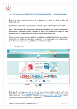 Kullanım Kılavuzu i&ccedil;in tıklayınız.