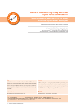 An Unusual Situation Causing Voiding Dysfunction