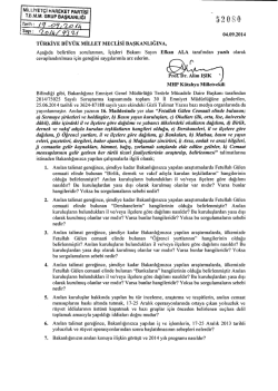 Mšııivarçi HAREKET PARTlsl ren/LM. GRUP BAŞKANLıĞı 5 2 g 52, Qı