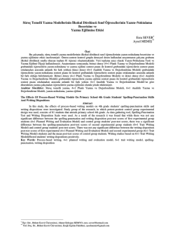 Tam Metin - Giresun &Uuml;niversitesi Sosyal Bilimler Enstit&uuml;s&uuml;